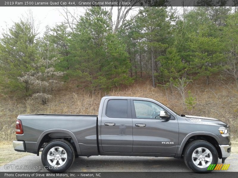  2019 1500 Laramie Quad Cab 4x4 Granite Crystal Metallic