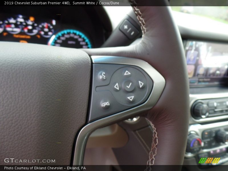 Controls of 2019 Suburban Premier 4WD