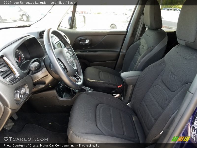 Jetset Blue / Black 2017 Jeep Renegade Latitude