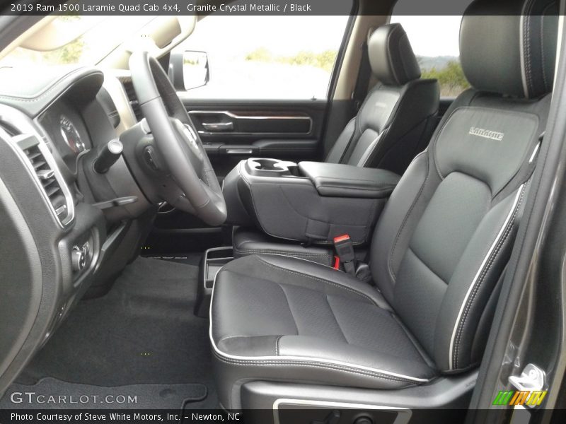Front Seat of 2019 1500 Laramie Quad Cab 4x4
