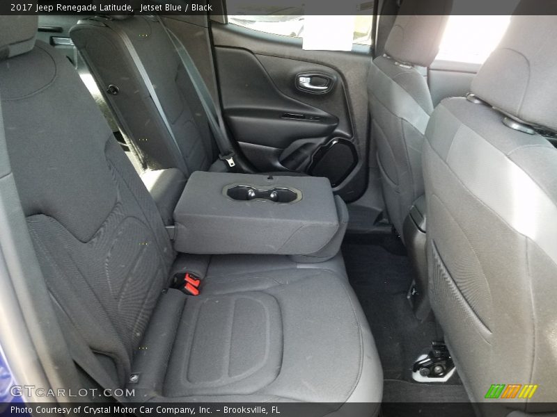 Jetset Blue / Black 2017 Jeep Renegade Latitude