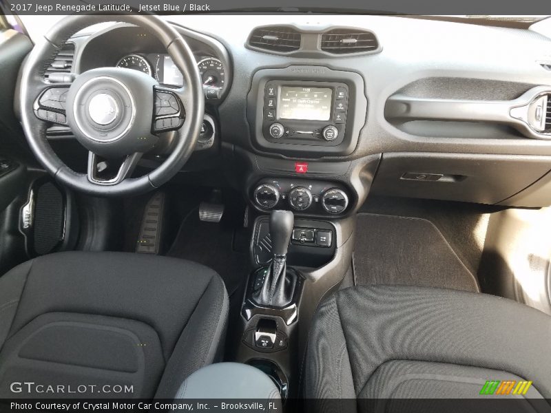 Jetset Blue / Black 2017 Jeep Renegade Latitude