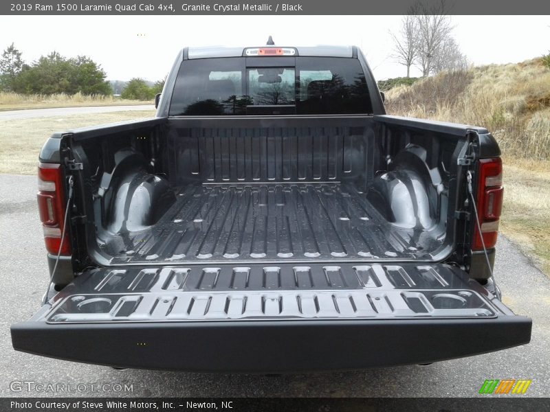 Granite Crystal Metallic / Black 2019 Ram 1500 Laramie Quad Cab 4x4