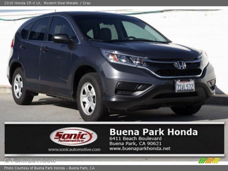 Modern Steel Metallic / Gray 2016 Honda CR-V LX