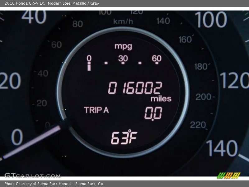 Modern Steel Metallic / Gray 2016 Honda CR-V LX