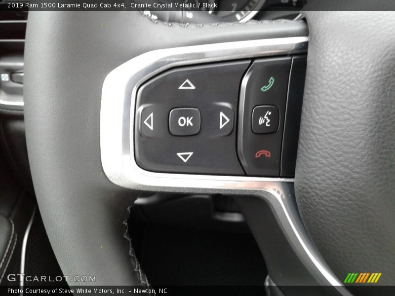 Controls of 2019 1500 Laramie Quad Cab 4x4