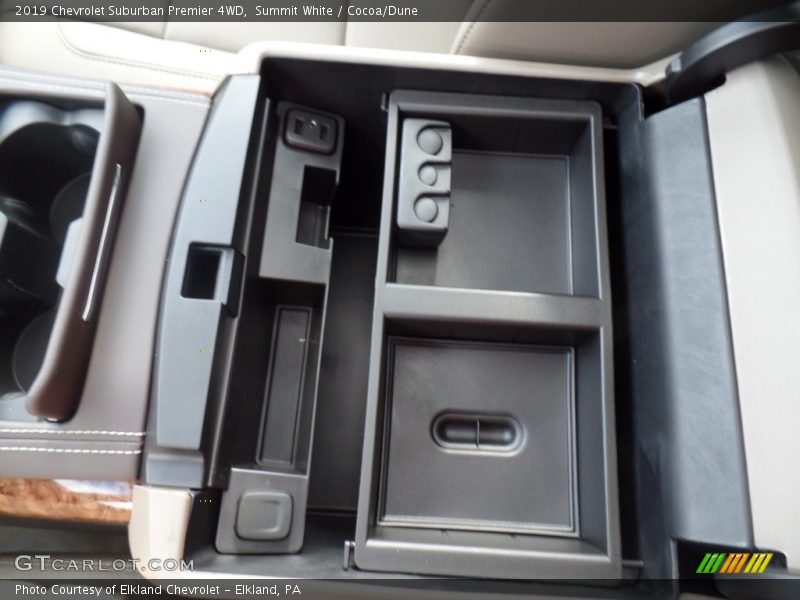 Summit White / Cocoa/Dune 2019 Chevrolet Suburban Premier 4WD