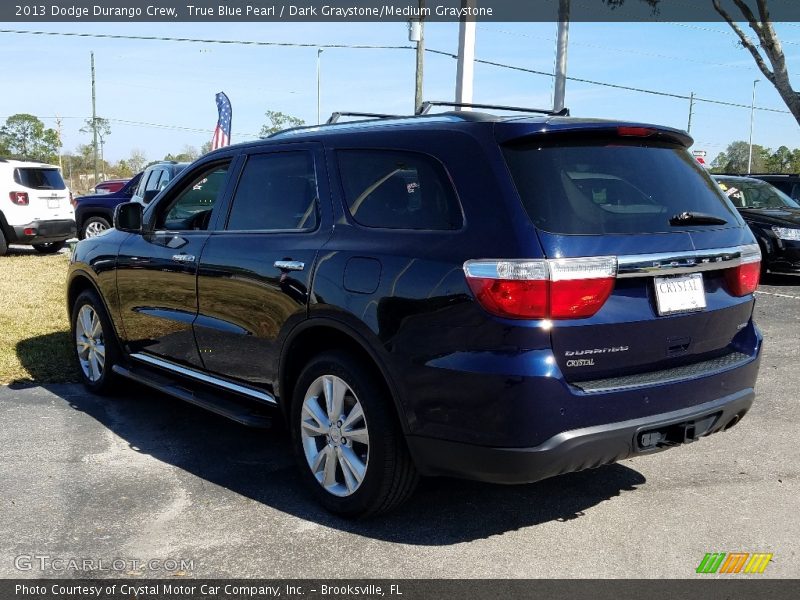 True Blue Pearl / Dark Graystone/Medium Graystone 2013 Dodge Durango Crew