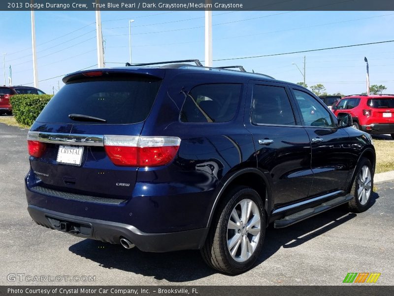 True Blue Pearl / Dark Graystone/Medium Graystone 2013 Dodge Durango Crew