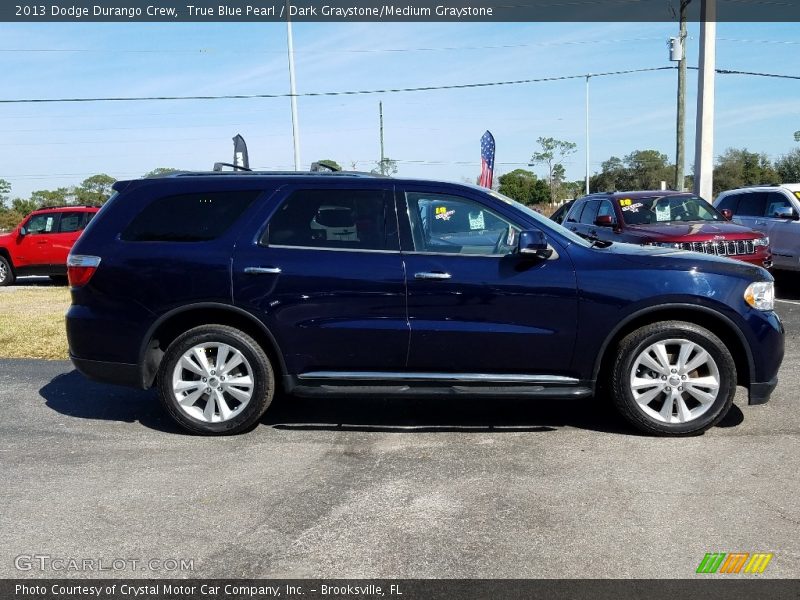 True Blue Pearl / Dark Graystone/Medium Graystone 2013 Dodge Durango Crew