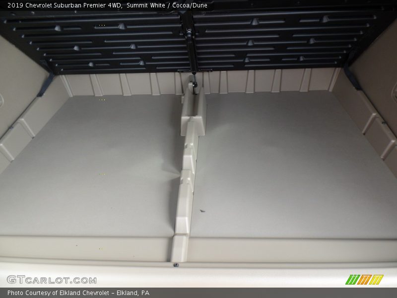 Summit White / Cocoa/Dune 2019 Chevrolet Suburban Premier 4WD