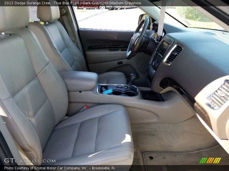 True Blue Pearl / Dark Graystone/Medium Graystone 2013 Dodge Durango Crew