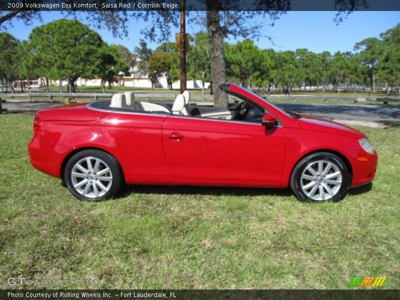 Salsa Red / Cornsilk Beige 2009 Volkswagen Eos Komfort