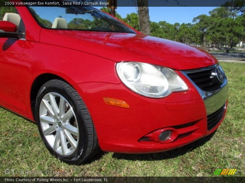 Salsa Red / Cornsilk Beige 2009 Volkswagen Eos Komfort