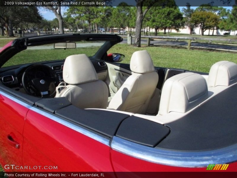 Salsa Red / Cornsilk Beige 2009 Volkswagen Eos Komfort