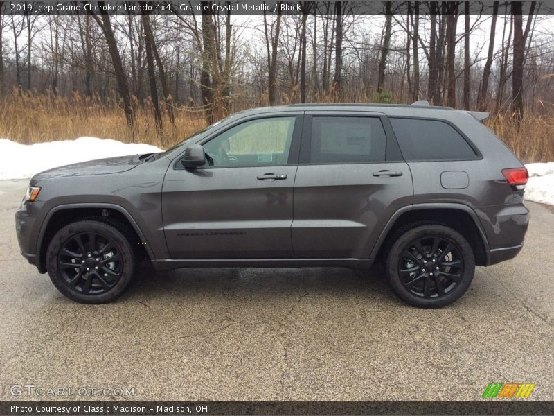 Granite Crystal Metallic / Black 2019 Jeep Grand Cherokee Laredo 4x4