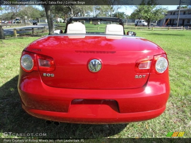 Salsa Red / Cornsilk Beige 2009 Volkswagen Eos Komfort