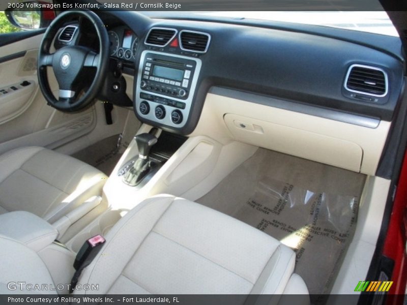 Salsa Red / Cornsilk Beige 2009 Volkswagen Eos Komfort