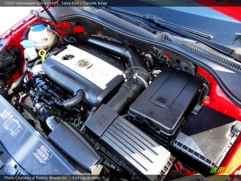 Salsa Red / Cornsilk Beige 2009 Volkswagen Eos Komfort