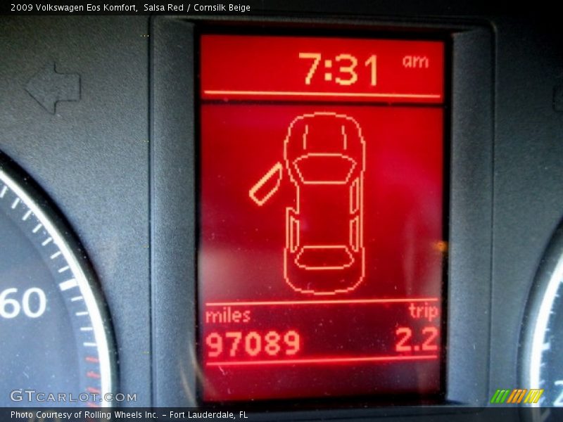 Salsa Red / Cornsilk Beige 2009 Volkswagen Eos Komfort