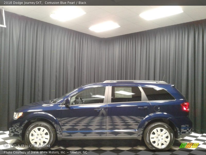 Contusion Blue Pearl / Black 2018 Dodge Journey SXT