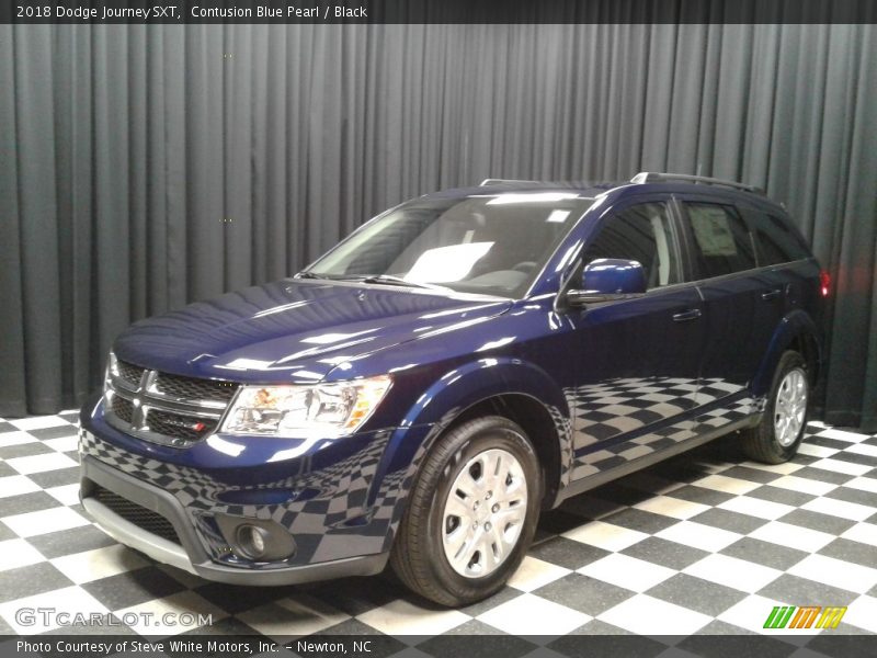 Contusion Blue Pearl / Black 2018 Dodge Journey SXT
