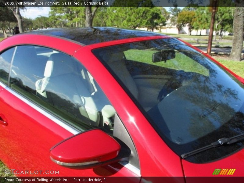 Salsa Red / Cornsilk Beige 2009 Volkswagen Eos Komfort