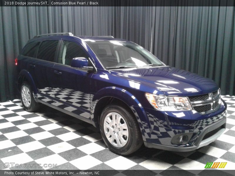 Contusion Blue Pearl / Black 2018 Dodge Journey SXT