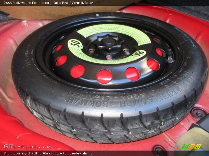 Salsa Red / Cornsilk Beige 2009 Volkswagen Eos Komfort