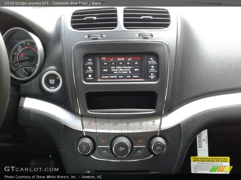 Contusion Blue Pearl / Black 2018 Dodge Journey SXT