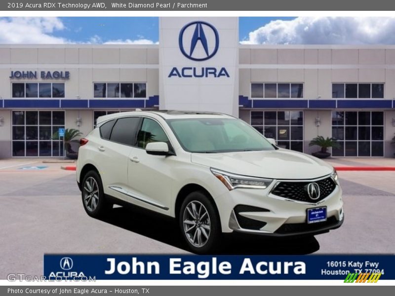 White Diamond Pearl / Parchment 2019 Acura RDX Technology AWD