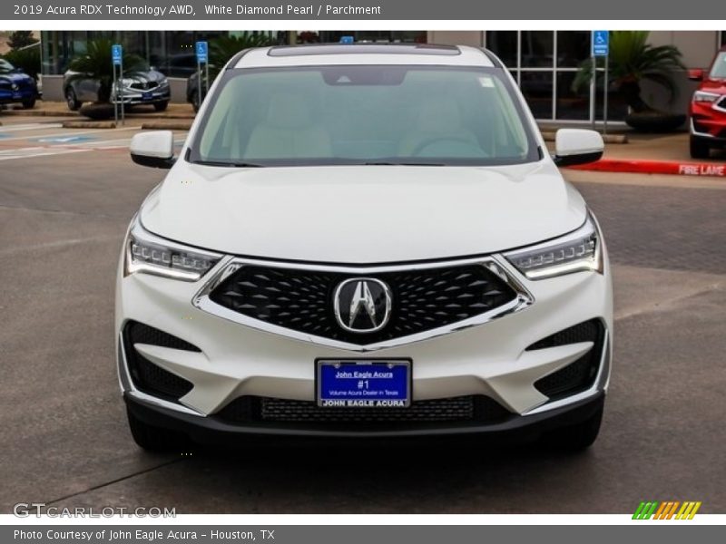 White Diamond Pearl / Parchment 2019 Acura RDX Technology AWD