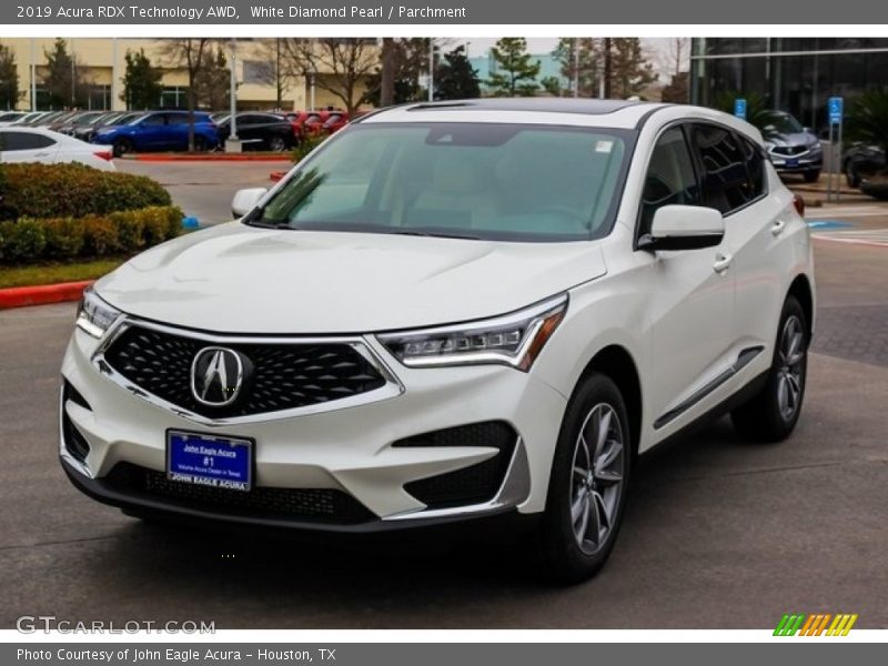 White Diamond Pearl / Parchment 2019 Acura RDX Technology AWD