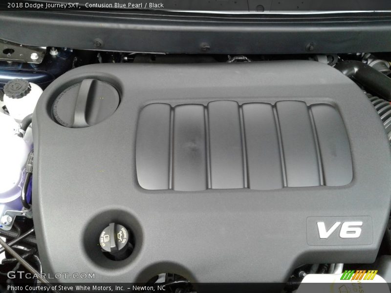 Contusion Blue Pearl / Black 2018 Dodge Journey SXT