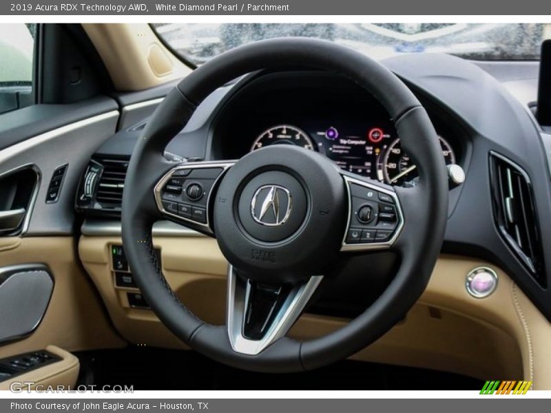White Diamond Pearl / Parchment 2019 Acura RDX Technology AWD