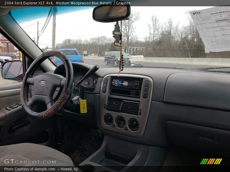 Medium Wedgewood Blue Metallic / Graphite 2004 Ford Explorer XLT 4x4
