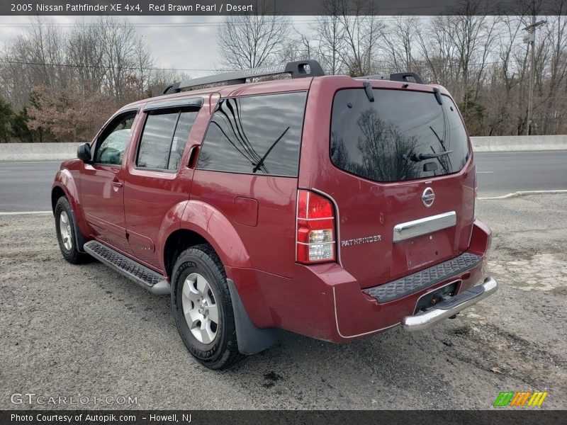 Red Brawn Pearl / Desert 2005 Nissan Pathfinder XE 4x4