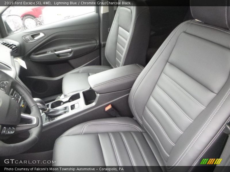 Lightning Blue / Chromite Gray/Charcoal Black 2019 Ford Escape SEL 4WD