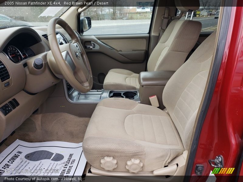 Red Brawn Pearl / Desert 2005 Nissan Pathfinder XE 4x4