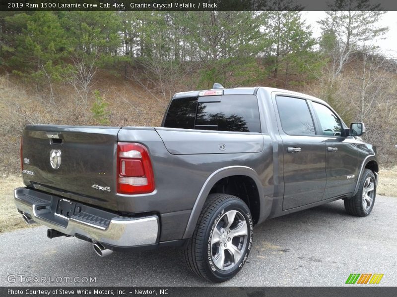 Granite Crystal Metallic / Black 2019 Ram 1500 Laramie Crew Cab 4x4