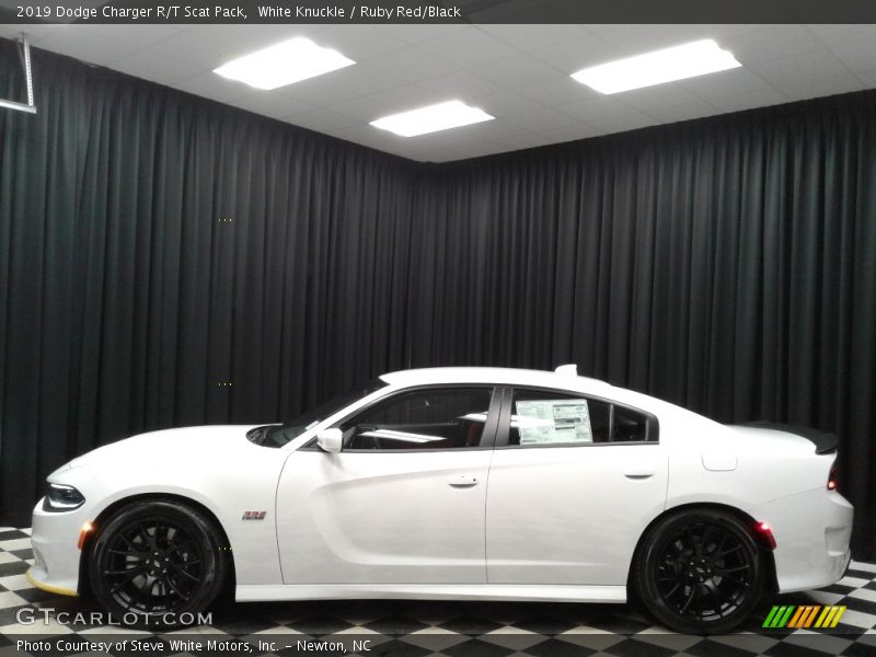 White Knuckle / Ruby Red/Black 2019 Dodge Charger R/T Scat Pack