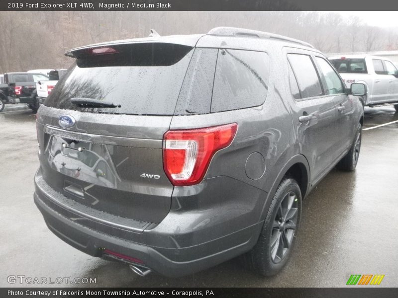 Magnetic / Medium Black 2019 Ford Explorer XLT 4WD