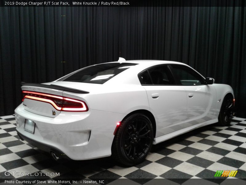 White Knuckle / Ruby Red/Black 2019 Dodge Charger R/T Scat Pack