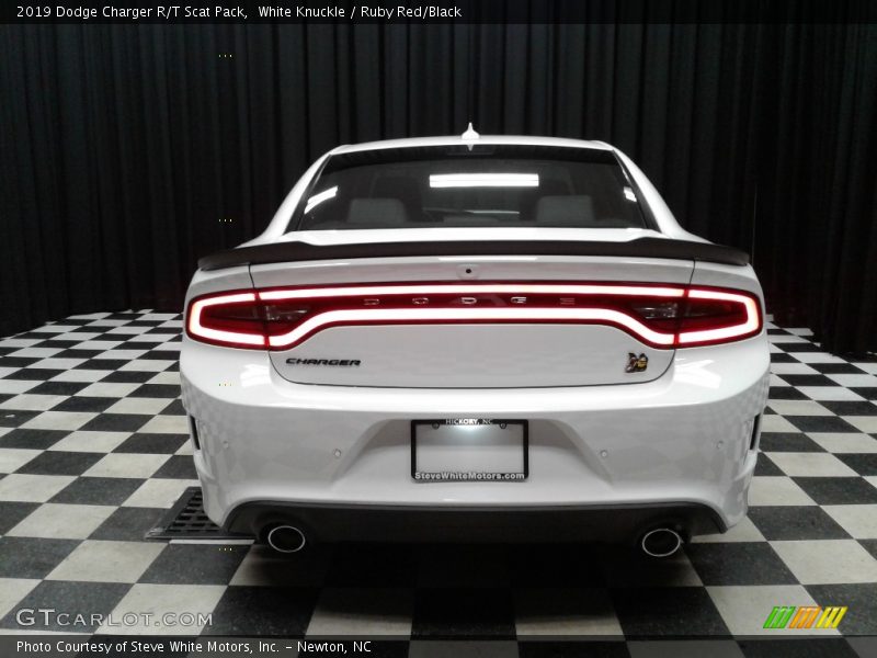 White Knuckle / Ruby Red/Black 2019 Dodge Charger R/T Scat Pack