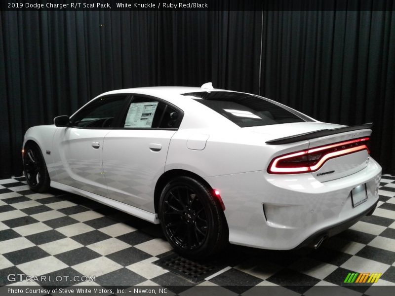 White Knuckle / Ruby Red/Black 2019 Dodge Charger R/T Scat Pack