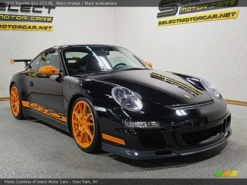Black/Orange / Black w/Alcantara 2007 Porsche 911 GT3 RS