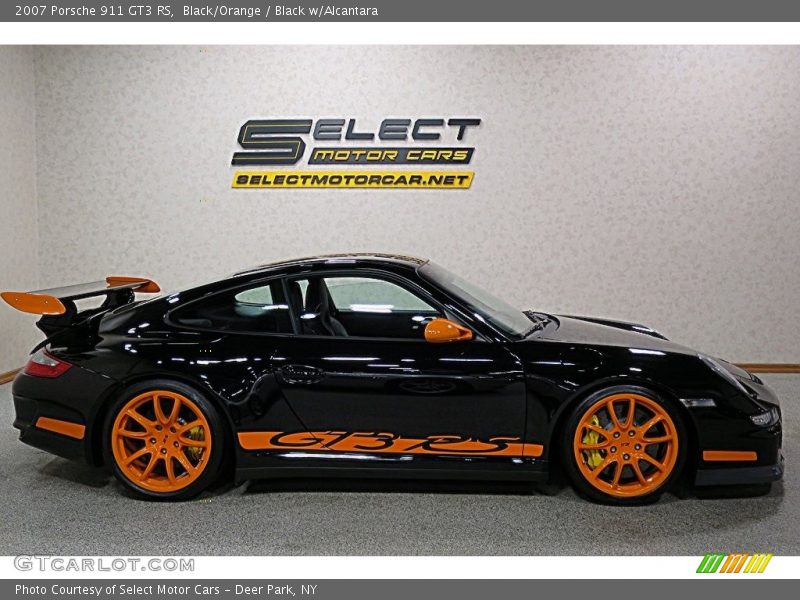 Black/Orange / Black w/Alcantara 2007 Porsche 911 GT3 RS