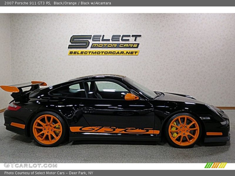 Black/Orange / Black w/Alcantara 2007 Porsche 911 GT3 RS