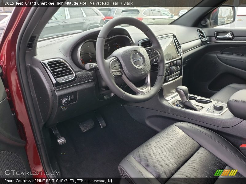 Velvet Red Pearl / Black 2019 Jeep Grand Cherokee High Altitude 4x4