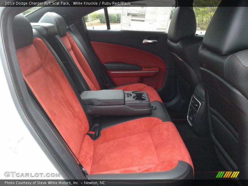 White Knuckle / Ruby Red/Black 2019 Dodge Charger R/T Scat Pack